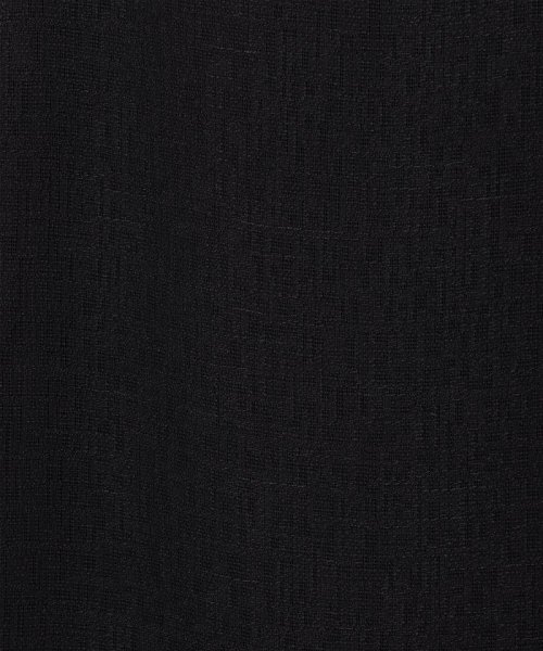 東京ソワール  米沢織「絽」・絡み織仕立てスーツ風ペプラムトリックワンピース/L(11号)