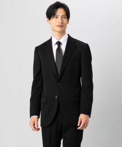KASHIYAMA  カシヤマ　【メンズ準喪服3点セット】シングルブレスト2Bスーツ&ネクタイセット/AB6