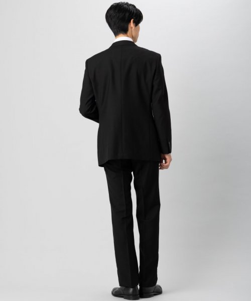 Select Shop  【メンズ準喪服3点セット】70×30混紡レギュラーフィットシングルスーツ&ネクタイセット/A6