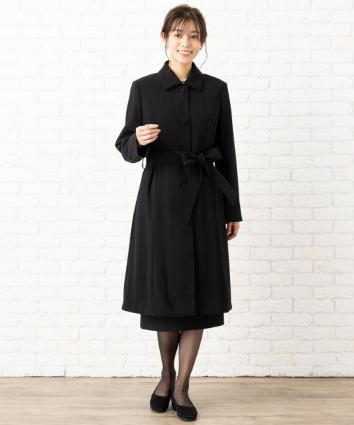 Select Shop ブラックフォーマルロングコート/S｜喪服・礼服のレンタル