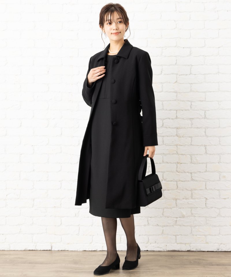 Select Shop ブラックフォーマルロングコート/M｜喪服・礼服のレンタルはCariru BLACK FORMAL